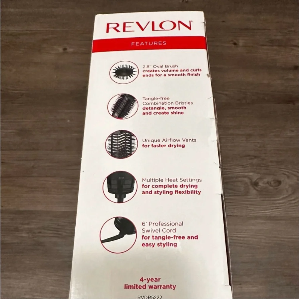 NEW! REVLON One-Step Volumizer Hair Dryer and Hot Air Brush - Picture 8 of 9